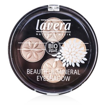 Beautiful Sombra de Ojos Mineral Quattro - # 02 Cappuccino Cream