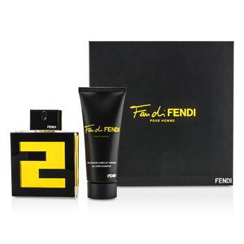 Fan Di Fendi Pour Homme Coffret: Eau De Toilette Spray 100ml/3.3oz + Champú Para Todo 100ml/3.3oz