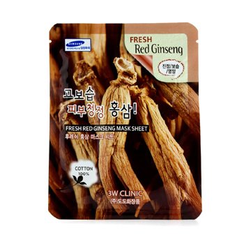 Hoja de mascarilla - Ginseng rojo fresco