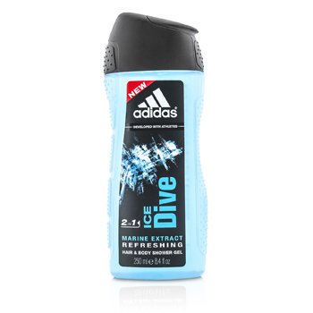 Ice Dive Gel de Ducha para Cuerpo y Cabello con Refrescante Extracto Marino