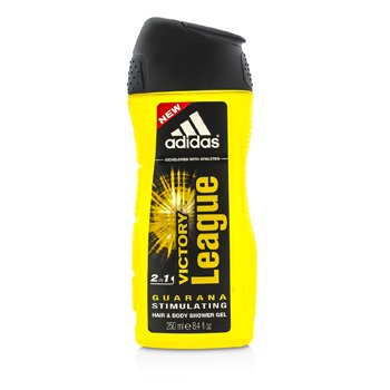 Victory League Gel de Ducha Estimulante para Cuerpo y Cabello con Guarana