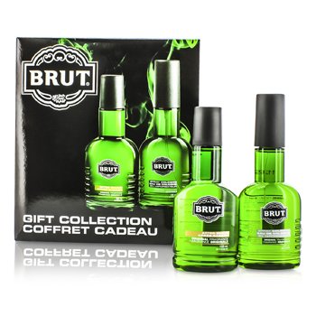Brut Coffret: Eau De Cologne Spray 100ml + Loción para Después de Afeitar 100ml (Botellas Plásticas)