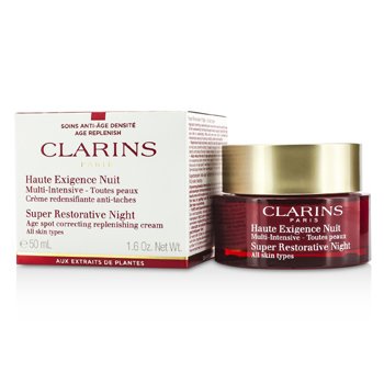 Clarins Super Restorative Night Age Spot Correcting Replenishing Cream