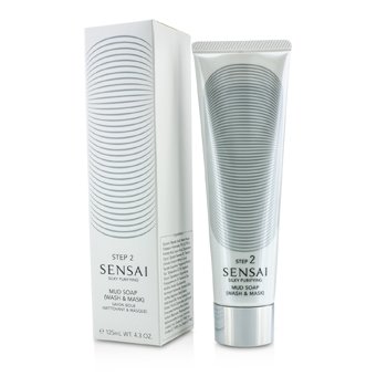 Sensai Silky Purifying Mud Soap - Wash & Mask (Envase nuevo)