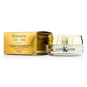 Elixir Ultime Oleo-Complexe Suero Sólido con Aceites de Belleza - Sin Enjuague (Para Cabello Seco, Dañado, Grueso o con Frizz)