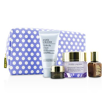 Advanced Time Zone Set: Age Reversing Creme 50ml + Advanced Night Repair II 15ml + Advanced Night Repair Eye II 5ml + Perfectly Clean 50ml + Bag
