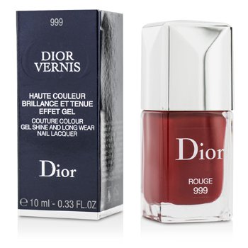 Dior Vernis Couture Esmalte Uñas Larga Duración Brillo Gel - # 999 Rouge