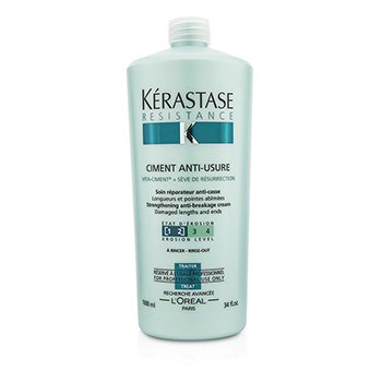 Kerastase Resistance Ciment Anti-Usure Crema Fortalecedora Anti Quiebres - Enjuague (Para Largos y Puntas Dañadas)