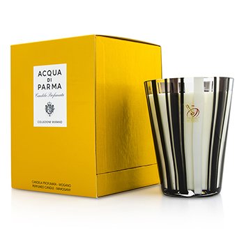 Murano Glass Perfumed Candle - Mogano (Mahogany)