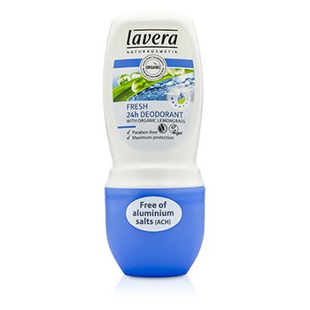 24h Deodorant Roll-On with Organic Lemongrass - Fresh