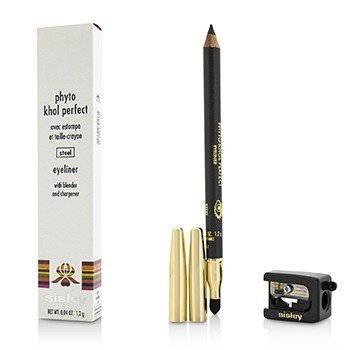 Sisley Phyto Khol Delineador de Ojos Perfecto (Con Mezclador y Sacapuntas) - # Steel
