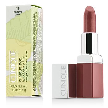 Clinique Clinique Pop Lip Colour + Primer - # 18 Papaya Pop