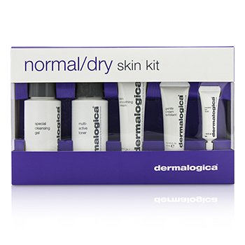 Kit Piel Normal / Seca: Limpiador + Tónico + Crema Suavizante + Exfoliante + Reafirmante de Ojos