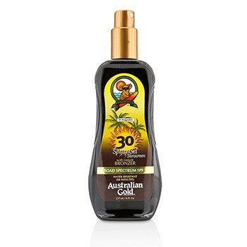 Spray Gel Sunscreen SPF 30 con Instant Bronzer