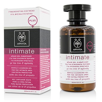 Intimate Gel Limpiador Suave Para El Área Íntima Para Protección Extra Con Árbol de Té & Própolis
