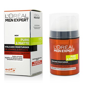 Men Expert Pure & Matte Volcano Moisturiser -  Anti Acné Y Control Grasitud