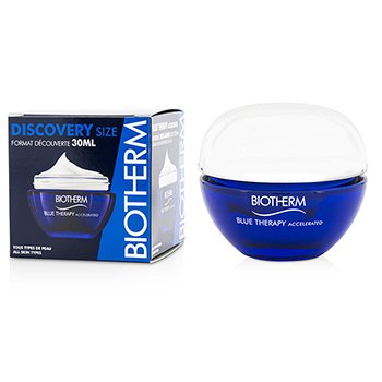 Crema sedosa antienvejecimiento reparadora acelerada de Blue Therapy