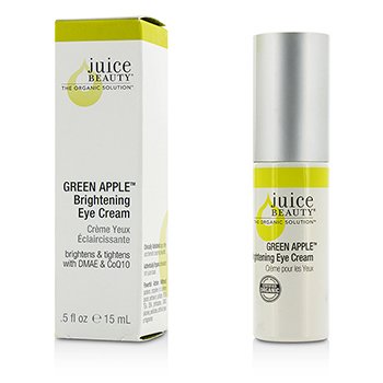 Crema de ojos iluminadora de manzana verde