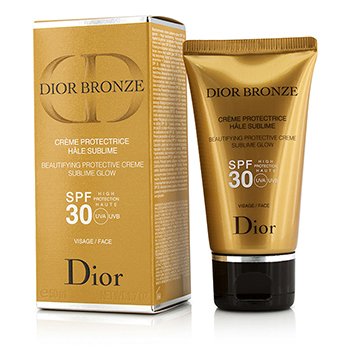Crema protectora embellecedora Dior Bronze Sublime Glow SPF 30 para rostro