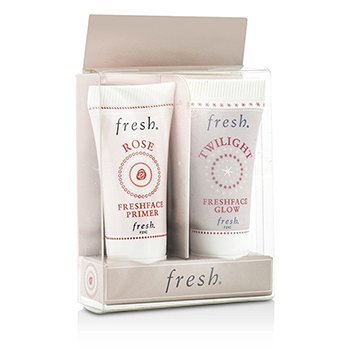 Set Prime & Glow: 1x Mini Rose FreshPrimer Facial, 1x Mini Twilight Freshface Brillo