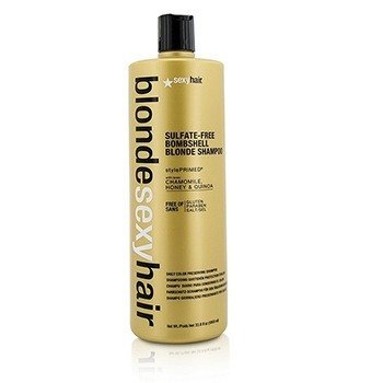 Blonde Sexy Hair Sin Sulfato Bombshell Champú Para Rubios (Conservante de Color Diario)