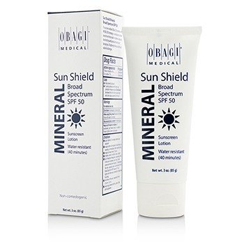 Escudo Solar Mineral Espectro Amplio SPF 50 - 40 Minutos Resistente al Agua
