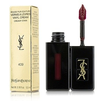 Yves Saint Laurent Rouge Pur Couture Vernis A Levres Vinyl Cream Creamy Stain - # 409 Burgundy Vibes