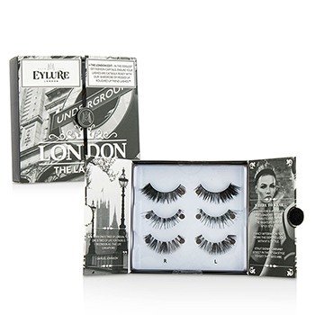 The London Edit Multipack Dúo Pack de Pestañas Falsas - # 121, # 117, # 154 (Adhesivo Incluído)
