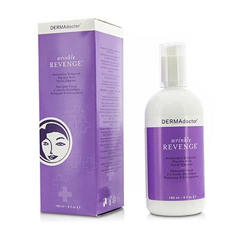 Wrinkle Revenge Limpiador Facial de Ácido Glicólico Mejorado en Antioxidantes