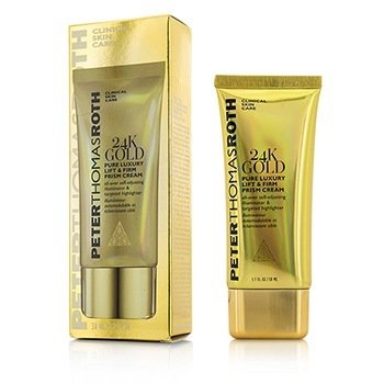 Crema de prisma firme y lifting de lujo puro de oro de 24 quilates