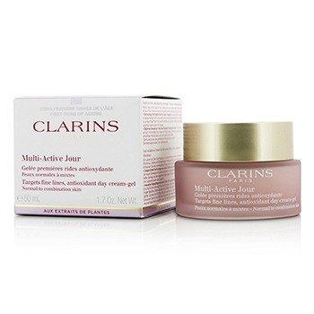 Clarins Multi-Active Day Targets Fine Lines Antioxidant Day Cream-Gel - For Normal To Combination Skin
