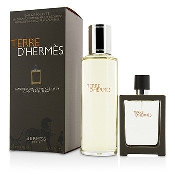 Terre D'Hermes Eau De Toilette Spray Recargable 30ml/1oz + Recarga 125ml/4.2oz