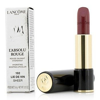 L' Absolu Rouge Color de Labios Hidratante Dador de Forma - # 192 Lie De Vin (Sheer)