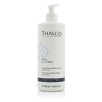 Thalgo Eveil A La Mer Micellar Cleansing Water (Face & Eyes) - For All Skin Types, Even Sensitive Skin (Salon Size)