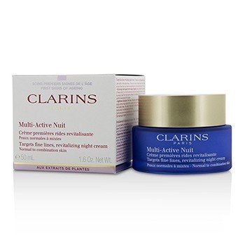 Clarins Multi-Active Night Targets Fine Lines Revitalizing Night Cream - For Normal To Combination Skin