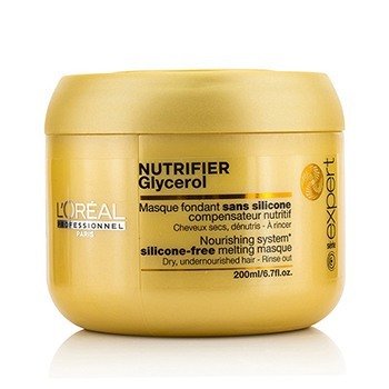 Professionnel Expert Serie - Nutrifier Glycerol Mascarilla Derretidora Libre de Silicona - Enjuagar (Para Cabello Seco, Desnutrido)