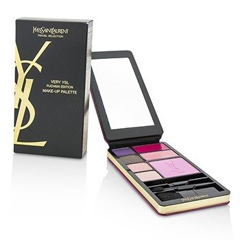 Paleta Very YSL Maquillaje (Edición Fuchsia) (1x Rubor, 2x Color de Labios, 4x Sombras de Ojos, 3x Aplicador)