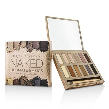 Paleta de sombras de ojos Naked Ultimate Basics: 12 sombras de ojos, 1x pincel difuminado y difuminado de doble punta