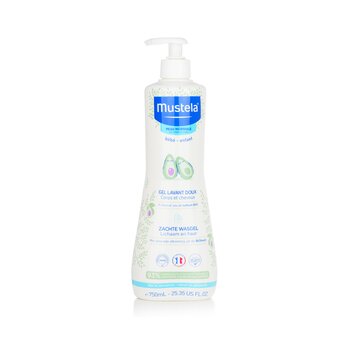 Mustela Gel Limpiador Suave - Cabello & Cuerpo