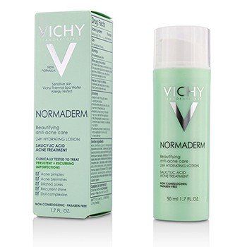 Normaderm Cuidado Embellecedor Anti Acné - Loción Hidratante 24H Tratamiento de Acné de Ácido Salicílico