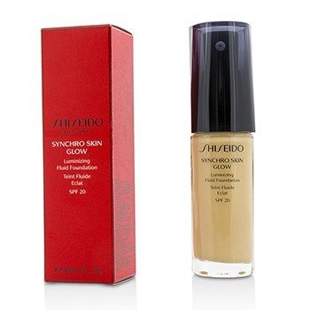 Shiseido Synchro Skin Glow Base Fluida Iluminante SPF 20 - # Golden 3