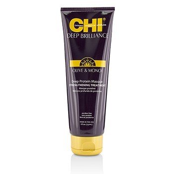 CHI Deep Brilliance Olive & Monoi Deep Protein Masque Strengthening Treatment