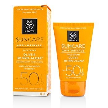 Apivita Crema Facial Cuidado Solar Anti-Arrugas SPF 50