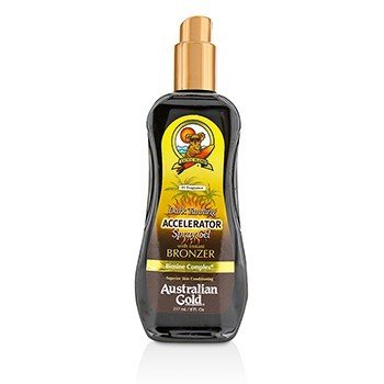 Dark Tanning Gel Spray Acelerador Con Bronceador Instantáneo