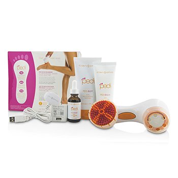 Kit Pedi Sonic Foot Transformation: Pedi-Buff 177ml + Pedi-Bálsamo 100g + Peel Renovador de Pies 30ml + Pedi Dispositivo + Disco Suavizante + Cabeza de Cepillo + Cargador