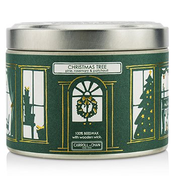 Vela de Lata - Beeswax, Christmas Tree