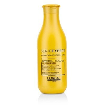 Professionnel Serie Expert - Nutrifier Glycerol + Coco Oil Nourishing System Acondicionador sin silicona - Enjuague