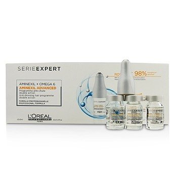 Professionnel Serie Expert - Aminexil Advanced Aminexil + Omega 6 Anti-Thinning Hair Program Doble Acción
