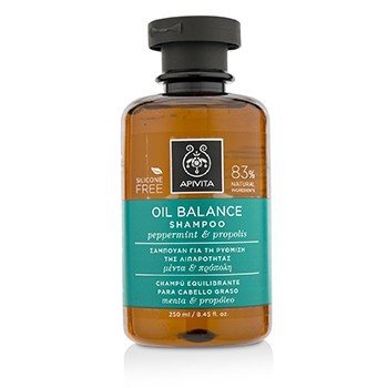 Apivita Champú Balance de Grasa con Menta & Propólis (Para Cabello Graso)