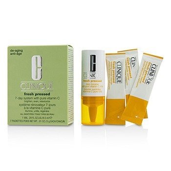 Sistema Fresh Pressed de 7 días con vitamina C pura (1x refuerzo diario de 8,5 ml + 7x limpiador en polvo renovador 0,5 g)